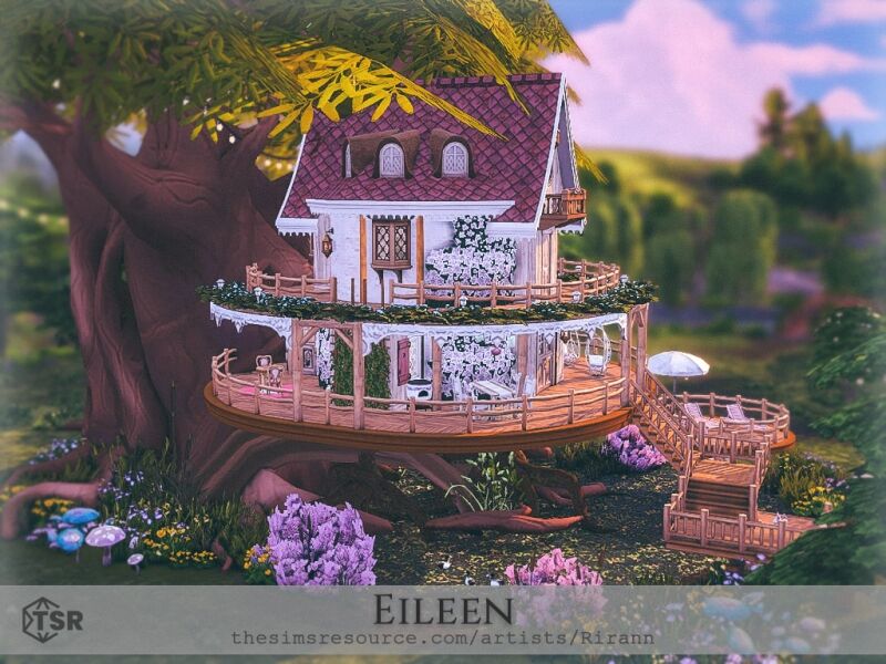 Eileen: A Beautiful Tree House 9 sims 4 cc eileen 3