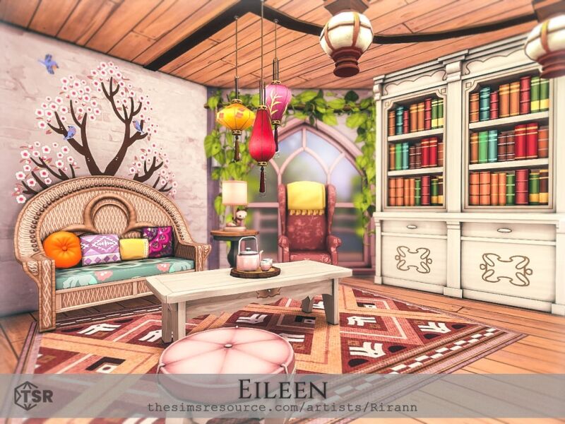 Eileen: A Beautiful Tree House 5 sims 4 cc eileen 4