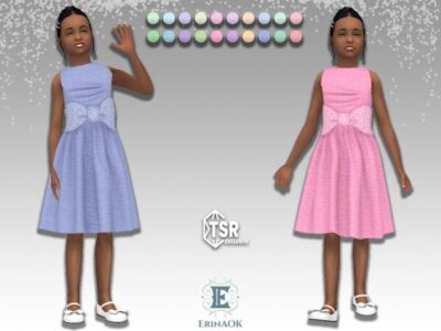 Erinaok Girls Dress 032925 Sims 4 CC