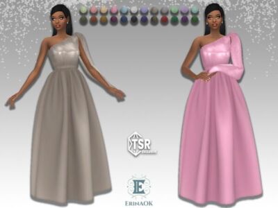 Erinaok Womens Gown 040425 Sims 4 CC