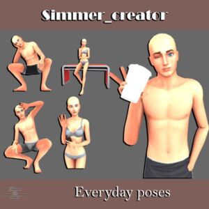 Everyday Poses! Sims 4 CC
