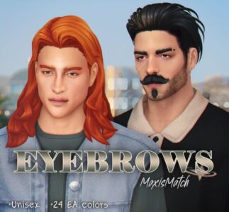 Eyebrows Maxismatch Sims 4 CC