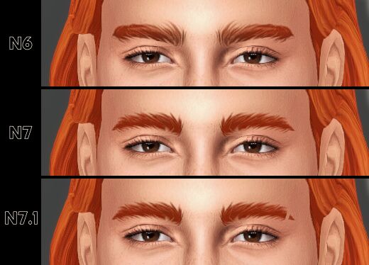 sims 4 cc eyebrows maxismatch by alisasour 2