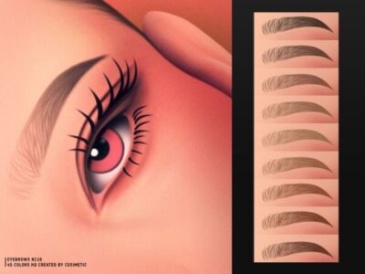 Eyebrows N116 By Cosimetic Sims 4 CC