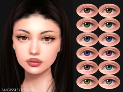 Eyes A254: Stunning Eye Overlay Sims 4 CC