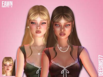 Fawn Hairstyle – Perfect for Female Sims Sims 4 CC