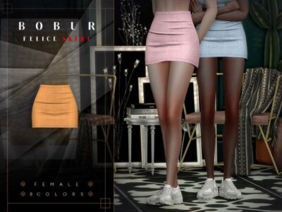 Felice Short Skirt Sims 4 CC