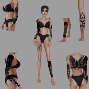 Female Tattoo #46 by Meow_Creator Sims 4 CC