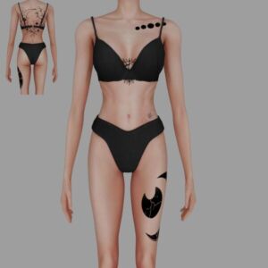 Stunning Female Tattoo Design #53 Sims 4 CC