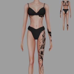 Female Tattoo #55 by Meow_Creator Sims 4 CC