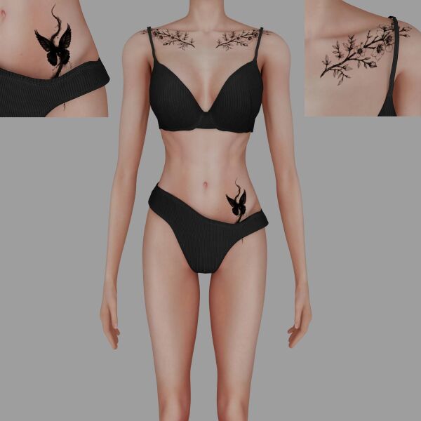 Female Tattoo #56 by Meow_Creator 1 Female Tattoo #56 by Meow_Creator Sims 4 CC