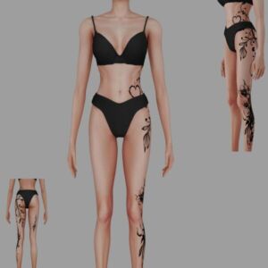 Female Tattoo #57 by Meow_Creator Sims 4 CC