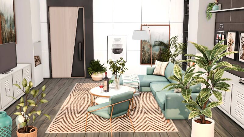 sims 4 cc florenca living room by miwisimsie 3