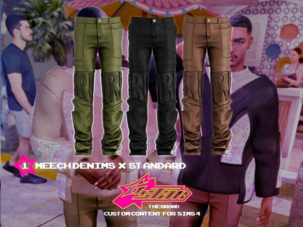 Gstar - Meech Denims (Standard Version) 1 Gstar – Meech Denims (Standard Version) Sims 4 CC