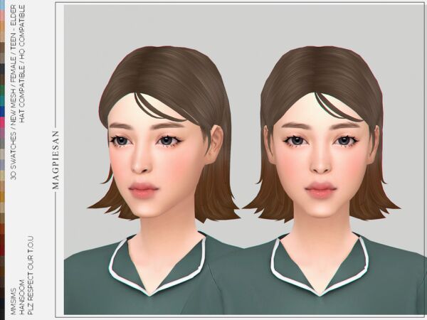 Hansoom Hair By Magpiesan 1 Hansoom Hair By Magpiesan Sims 4 CC