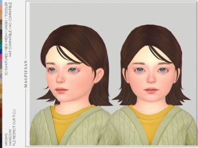 Hansoom Hair for Toddler Sims 4 CC