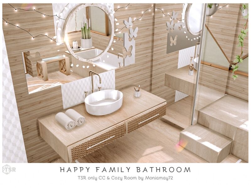 sims 4 cc happy family bathroom 2