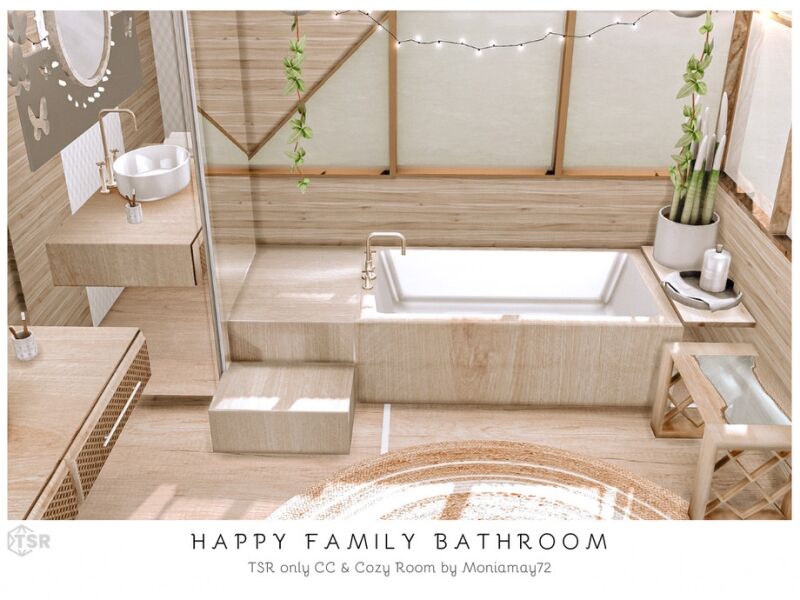 sims 4 cc happy family bathroom 4