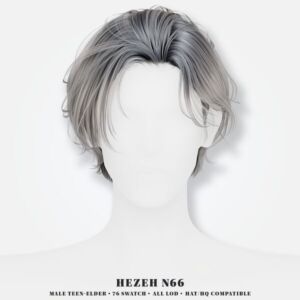 [Hezeh] Hair No.66 Sims 4 CC