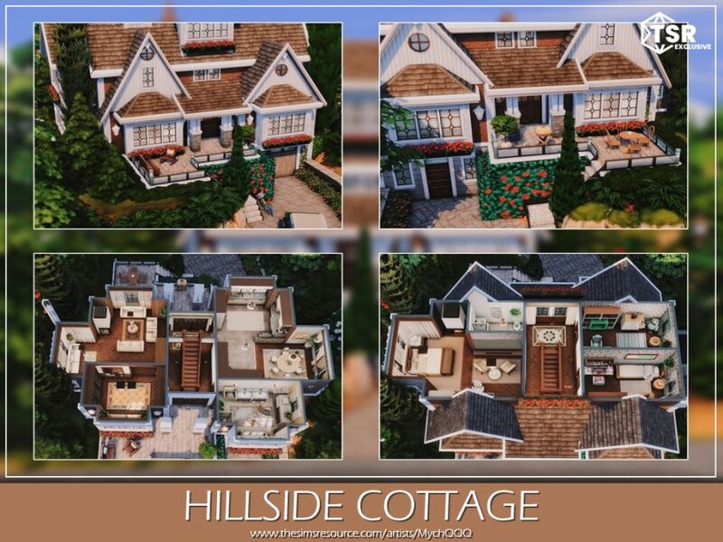 sims 4 cc hillside cottage by mychqqq 3