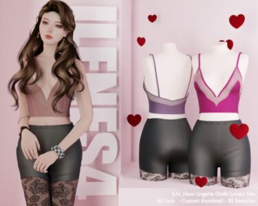 ILN. Hann Set Sims 4 CC