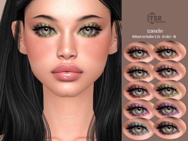 IMF Bethann Eyeshadow N.381 By Izziemcfire 1 IMF Bethann Eyeshadow N.381 By Izziemcfire Sims 4 CC
