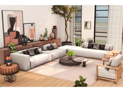 Jeya Living Room By Miwisimsie Sims 4 CC