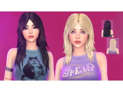 Julie Hairstyle By The Kunstwollen Sims 4 CC