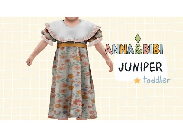 Juniper Toddler | Vintage Sims 4 CC