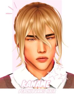 Kaname Hair By Peachibunnii Sims 4 CC