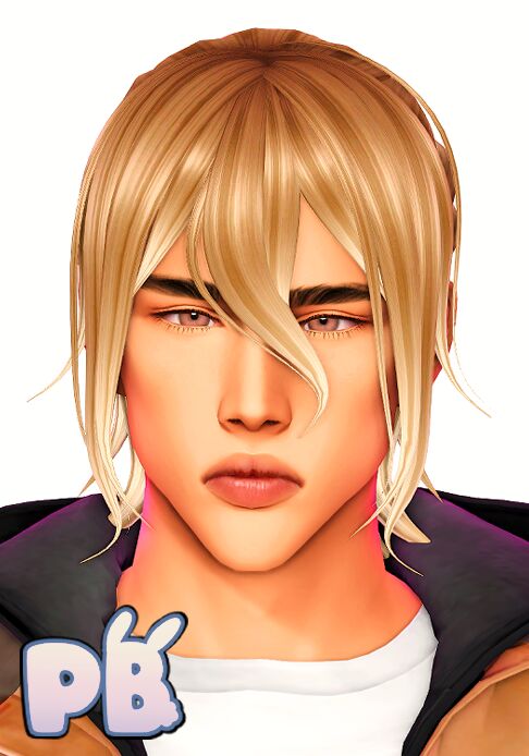 sims 4 cc kaname hair by peachibunnii 2