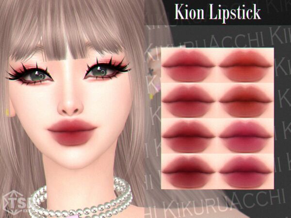 Kion Lipstick by Kikuruacchi 1 Kion Lipstick by Kikuruacchi Sims 4 CC