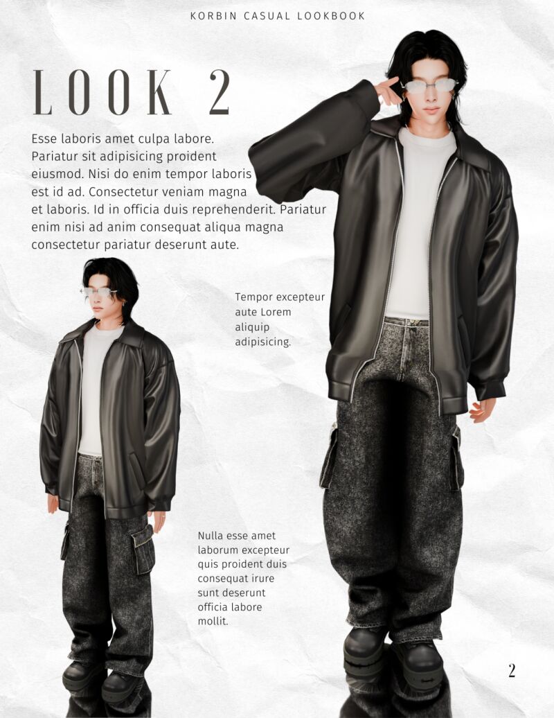 Korbin Casual Lookbook 1 & 2 2 sims 4 cc korbin casual lookbook 1 2 by ch3rrysimss 3