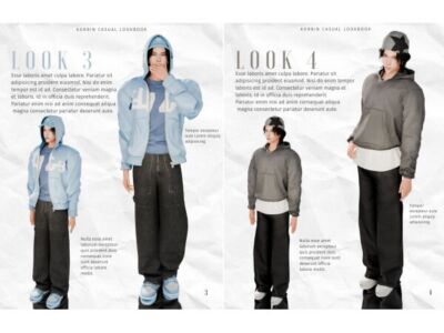 Korbin Casual Lookbook 3 & 4 Sims 4 CC