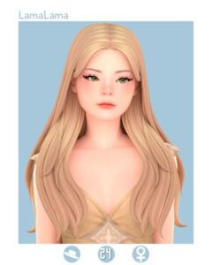 Lamalama | Hair Clio Sims 4 CC