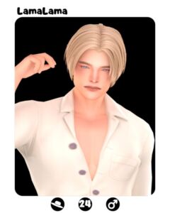 Lamalama | Hair JIM Hawkins Sims 4 CC