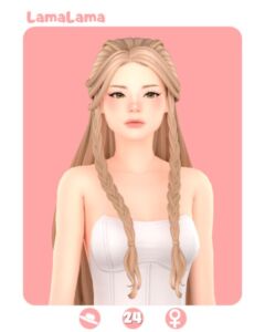 Lamalama | Hair Pheobe Sims 4 CC