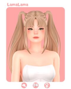 Lamalama | Hair Tamsin Sims 4 CC