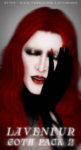 Lavenfur – Goth Pack Sims 4 CC
