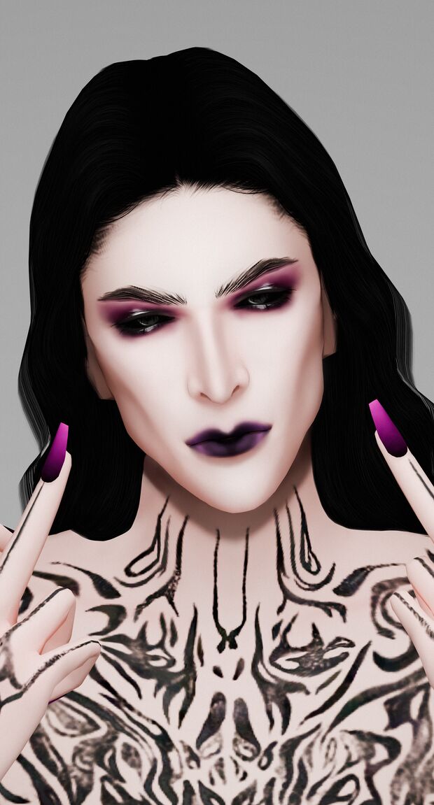 Lavenfur - Goth Pack 8 sims 4 cc lavenfur goth pack 3