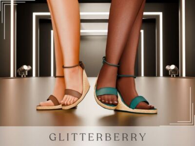 Leigh Summer Shoes: Stylish High Heels Sims 4 CC