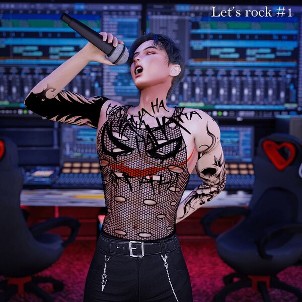 Let's Rock by Meow_Creator 1 Let’s Rock by Meow_Creator Sims 4 CC