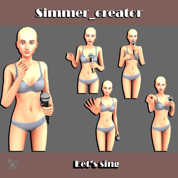 Let's Sing By Meow_Creator 1 Let’s Sing By Meow_Creator Sims 4 CC