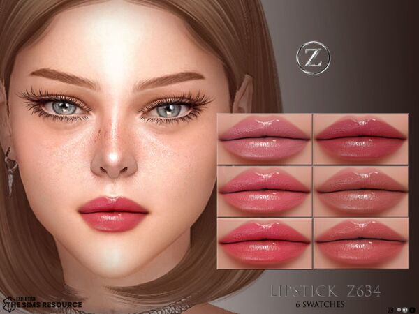 Stunning Lipstick Z634 by Zenx 1 Stunning Lipstick Z634 by Zenx Sims 4 CC