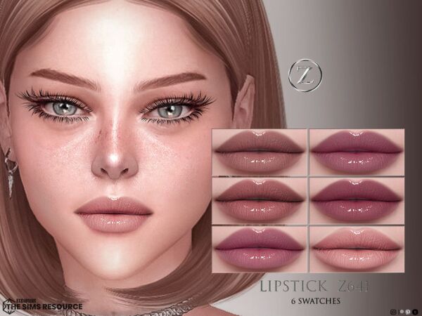 Lipstick Z641 By Zenx 1 Lipstick Z641 By Zenx Sims 4 CC