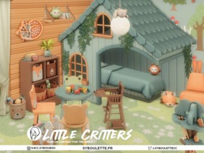 Adorable Little Critters Kid Nursery Sims 4 CC