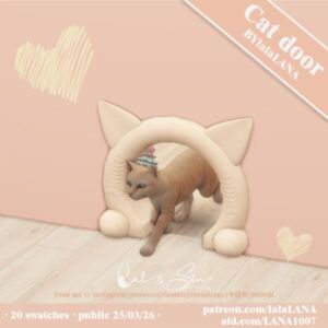 Little Stuff – CAT Door Sims 4 CC