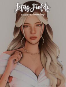 Lotus Fields By Sunnyssimming Sims 4 CC
