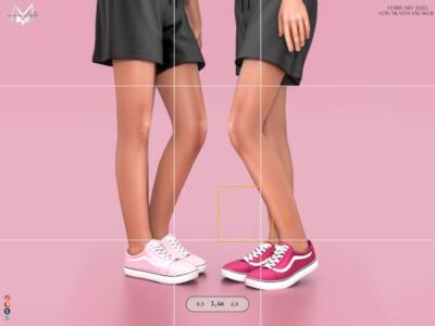 LOW Skater Sneaker (Child) By Mermalade Sims 4 CC