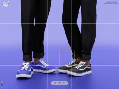 Low Skater Sneaker for Males Sims 4 CC